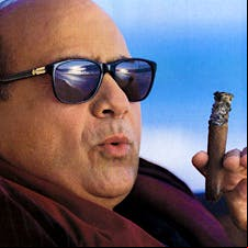 Danny DeVito portrait.