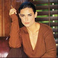 Demi moore portrait.