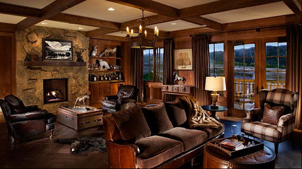 Brush Creek Ranch library.